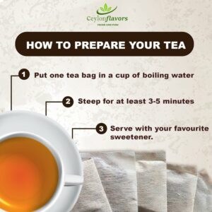 Organic Ceylon cinnamon tea bags