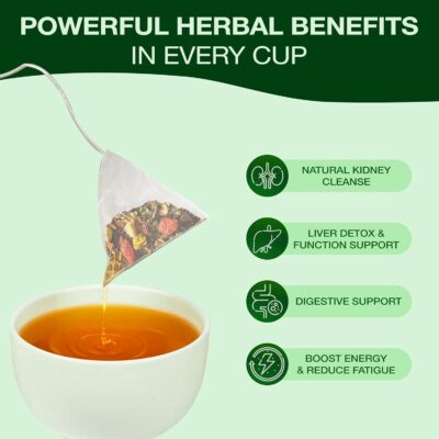 Organic Dandelion Wolfberry Tea Kidney and Liver Detox Tea Organic Liver Kidney Cleanse & Detox Herbal Tea