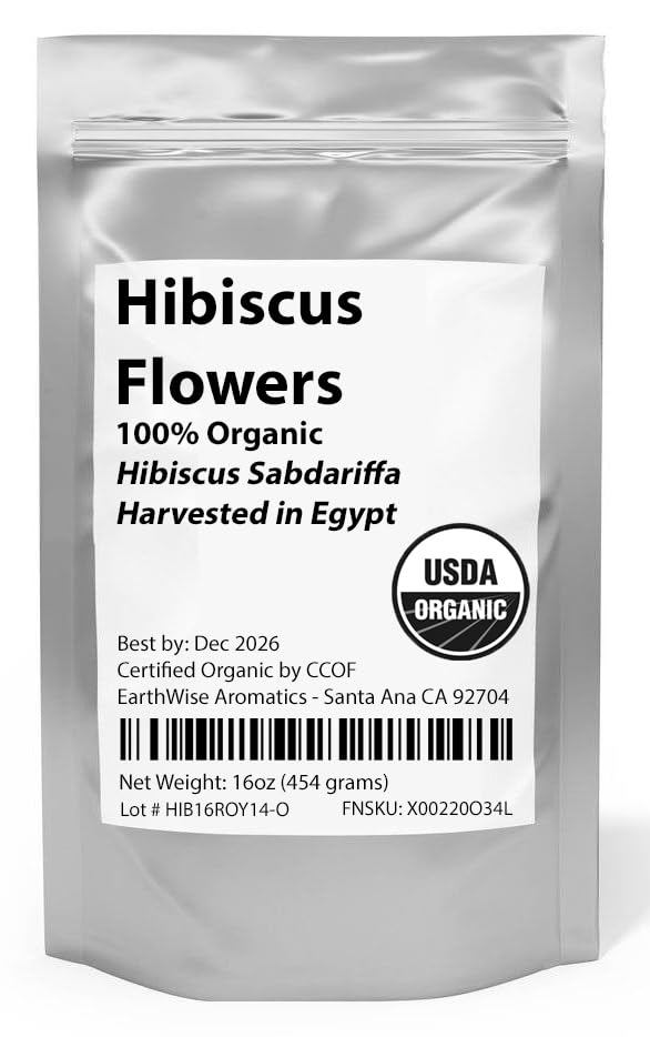 Organic Hibiscus Flowers 1 lb Herbal Tea