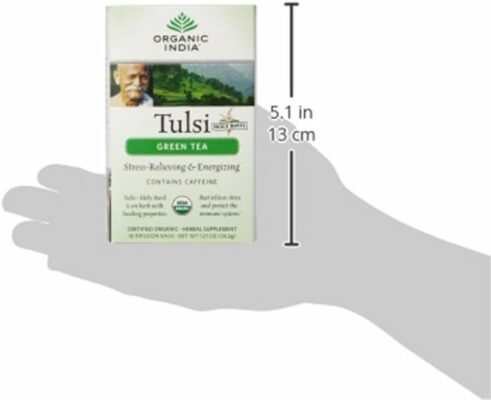 Organic India Tea Tulsi Green Organic About this item 18 Count