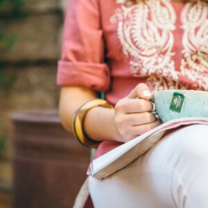 Organic India Tulsi Peppermint Herbal Tea Holy Basil, Stress Relieving & Refreshing Caffeine Free 18 Bags 1 Pack