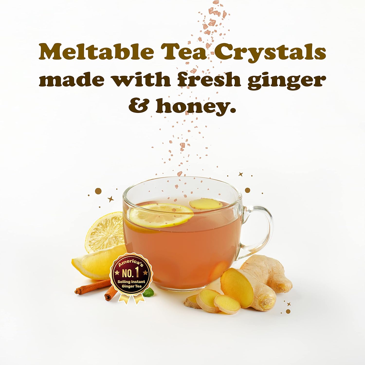 Pocas Honey Ginger Tea Original Instant Powder 20 Pack