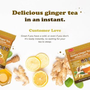 Pocas Honey Ginger Tea Original Instant Powder 20 Pack