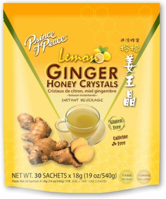 Prince of Peace Instant Lemon Ginger Honey Crystals 30 Sachets