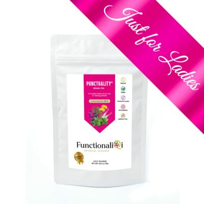Punctuality Functional Herbal Tea for Late Menstrual Period Lemongrass Mint 2eco tea bags