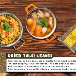 Rani Dried Tulsi Indian Basil Holy Basil Leaves 1.75oz 50g