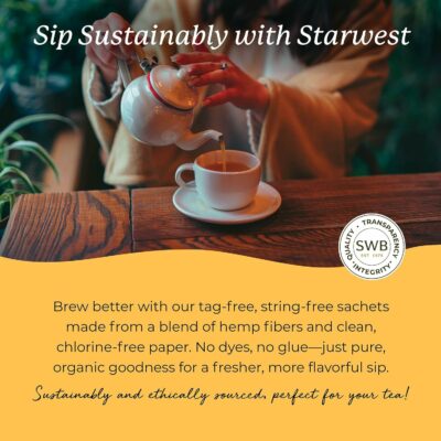 Starwest Botanicals Organic Chamomile Tea Caffeine Free Herbal Tea USDA Organic Chamomile 100 Teabags