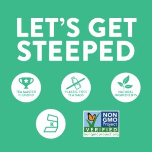 Stash Tea Ginger Peach Green Tea & Matcha Blend Box of 100 Tea Bags