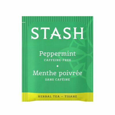 Stash Tea Peppermint Herbal Tea Box of 100 Tea Bags
