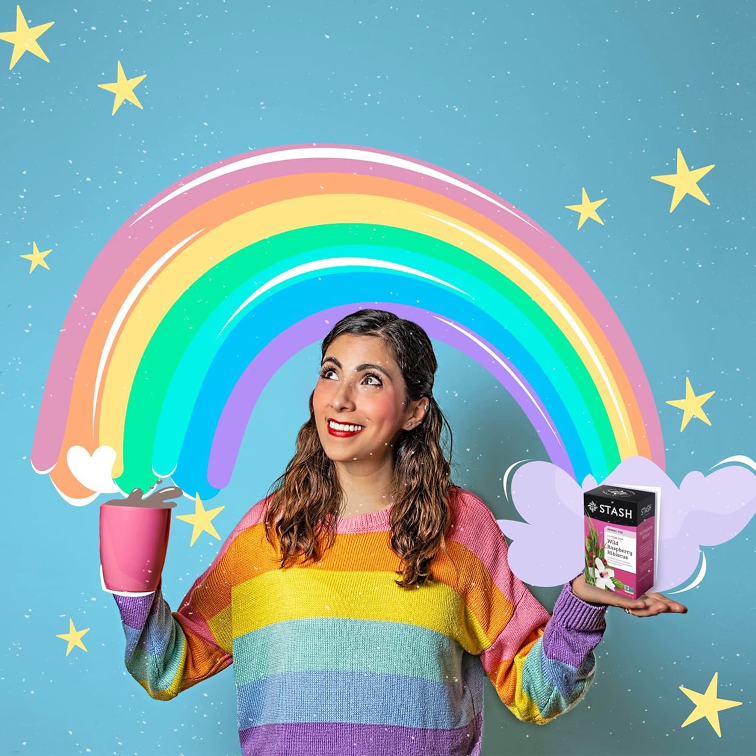 Stash Tea Peppermint Herbal Tea Box of 100 Tea Bags