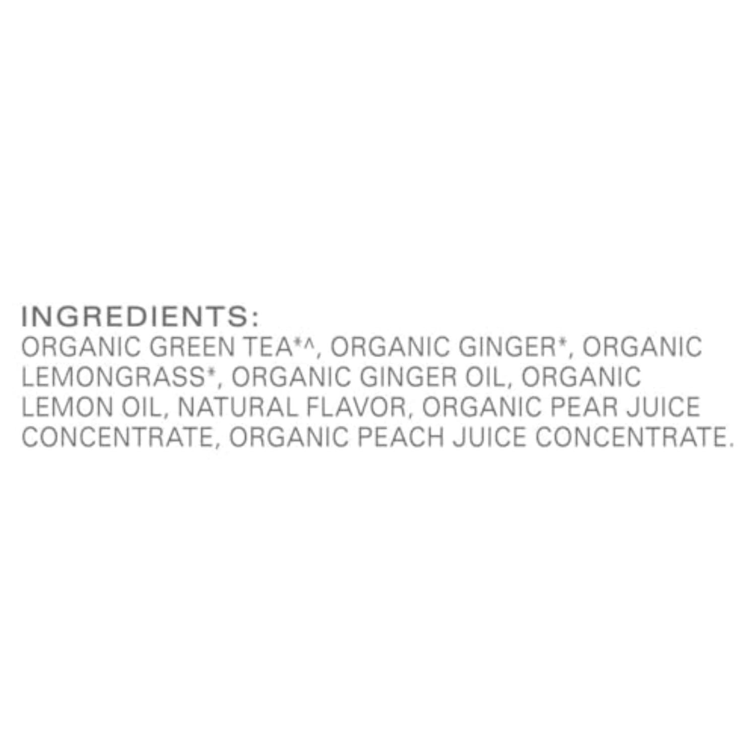TAZO Organic Green Tea Green Ginger Caffeinated Tea 16 Total Bags