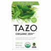 TAZO Organic Zen Green Tea Caffeinated Tea with Lemongrass & Spearmint 16 Total Bags