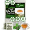 TOG999 Premium 120 Holy Basil Leaf Tea Bags 100% Natural & Pure Loose Leaf Herbal Tea No Caffeine