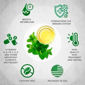 TeaDreamTea Peppermint Tea Bags Caffeine Free Healthy Mint Tea 200 Bags