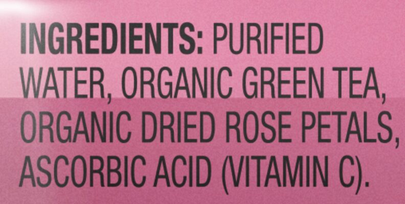 Teas' Tea Unsweetened Rose Green Tea 16.9 Ounce Pack of 12 Organic Sugar Free 0 Calories