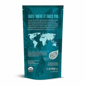 Teatulia Organic Lemongrass Tea 50 Pyramid Sachet Teabags Caffeine Free Herbal Lemon Grass Tea