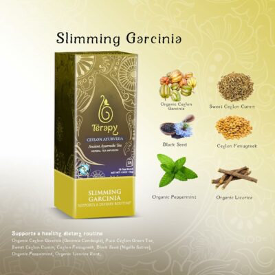 Térapy Ceylon Organic Herbal Slimming Tea Bags 18 Count