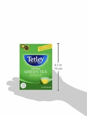 Tetley Green Tea 72 Teabags Pack of 6