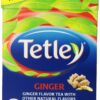 Tetley USA Tea Ginger 72 Count Tea Bags Pack of 3