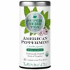 The Republic of Tea Organic American Peppermint SuperHerb Tea Tin 36 Herbal Tea Bags Naturally Caffeine Free
