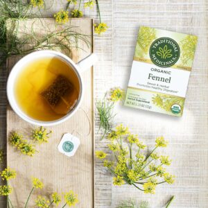Traditional Medicinals Organic Fennel Herbal Tea Pack of 2 32 Tea Bags Total