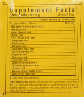 Triple Leaf Detox Tea 20 bags