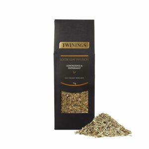 Twinings Lemongrass & Peppermint Loose Leaf Infusion Herbal Tea 75g Naturally Caffeine Free
