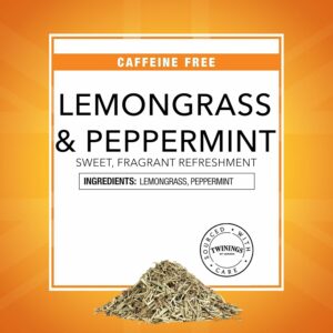 Twinings Lemongrass & Peppermint Loose Leaf Infusion Herbal Tea 75g Naturally Caffeine Free
