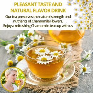 VIDA FARM Chamomile Tea Bags Natural Chamomile Flowers 100 Tea Bags