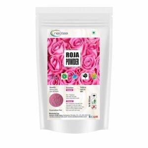 Neotea Edible Rose Petal Powder For Cooking Herbal Tea Smoothies Toppings 100 GM