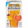 NEW Twinings Peach Mango Refreshers Herbal Tea Instant 5 Count Pack of 1