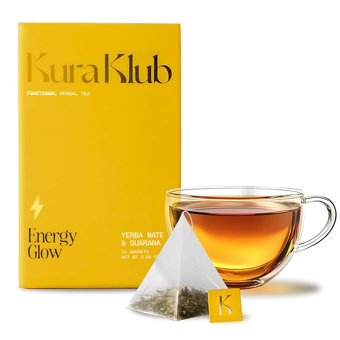 Kura Klub Yerba Mate Energy Glow Tea 14 Teabags