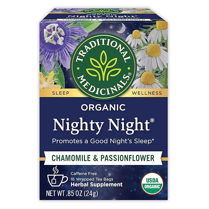 Traditional Medicinals Organic Nighty Night Tea 16 Tea Bags