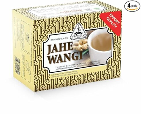 Intra Jahe Wangi Ginger Tea 5 Teabags Pack of 4