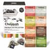 CHAYEAH Premium Tea Collection 16 Pyramid Tea Sachets 8 Assorted Flavors Herbal Tea Sampler Caffeinated and Non Caffeinated