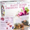 Dr. Lu’s Happy Blood Pressure Tea 100% Natural Heart Functional Tea for Blood Pressure Support 10 Pyramid Bags