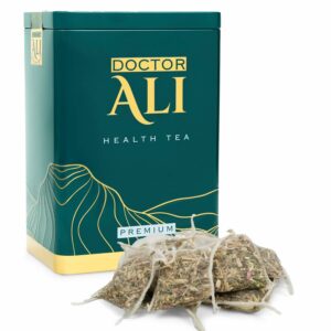 DOCTOR ALI HEALTH TEA Cleanse & Detox Kidney & Liver Health 11 Organic Super Herbs 40 Sachets