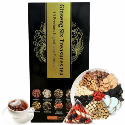 Ginseng Six Treasure Kidney & Liver Cleansing Tea With 10 Ingredients Pack of 1