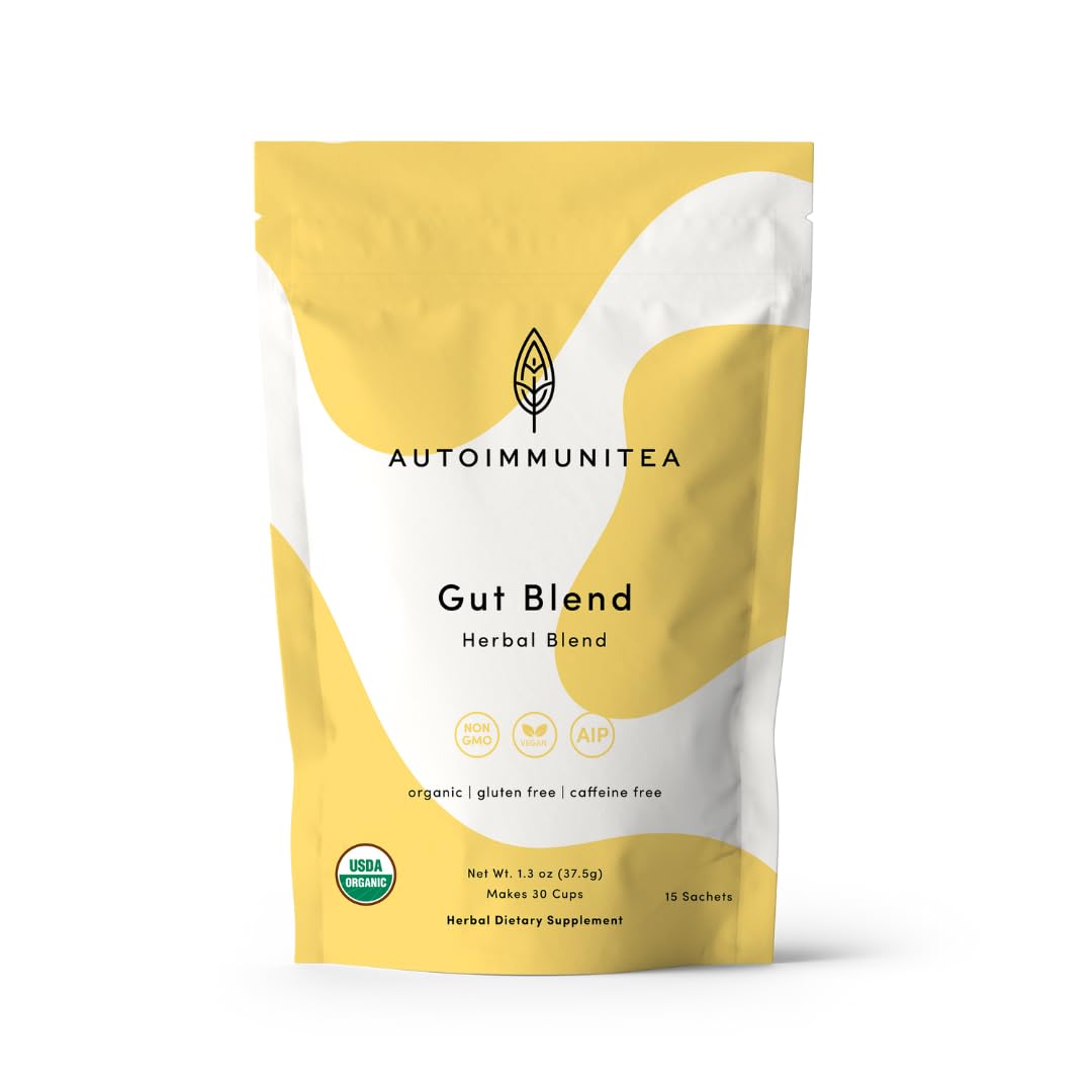 Digestive Tea Leaky Gut Blend by AutoimmuniTea Overall Digestive Support 15 Tea Bags