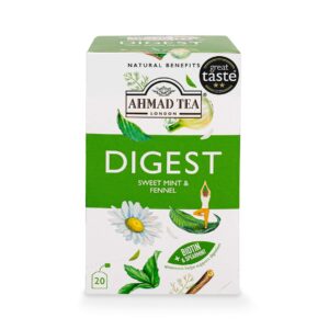 Ahmad Tea Herbal Tea Sweet Mint Fennel & Biotin Digest 20 Teabags
