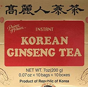 Prince Of Peace Instant Korean Panax Ginseng Tea 100 Count