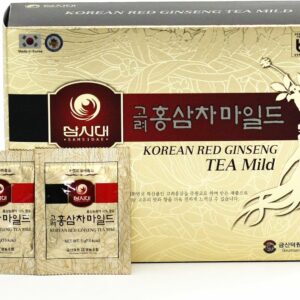 SAMSIDAE Korean Panax Red Ginseng Instant Tea Box of 50 Sachets