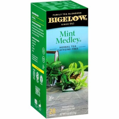 Bigelow Mint Medley Herbal Tea Bags 28 Teabags Pack of 1