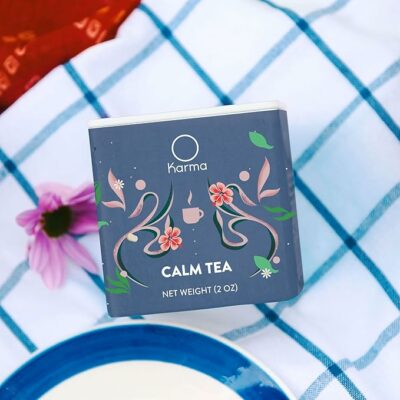 Karma Calm Tea for Relaxation and Restful Night Sleep Pack of 3