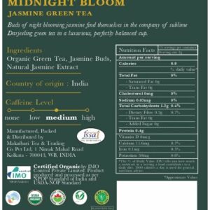 Luxmi Estates Midnight Bloom Organic Jasmine Tea 25 Tea Bags