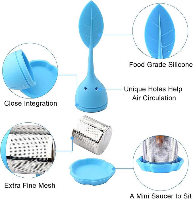 4Leaf Silicone Tea Infusers 4 Pack