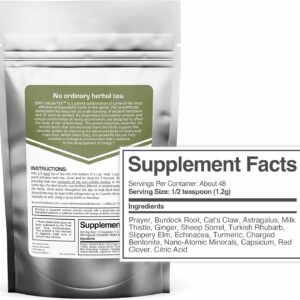 CellularTea Organic Detox Tea Caffeine Free Cleansing Tea for Everyday Detox 48 Servings