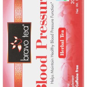Bravo Tea Blood Pressure Caffeine Free 20 Tea Bags