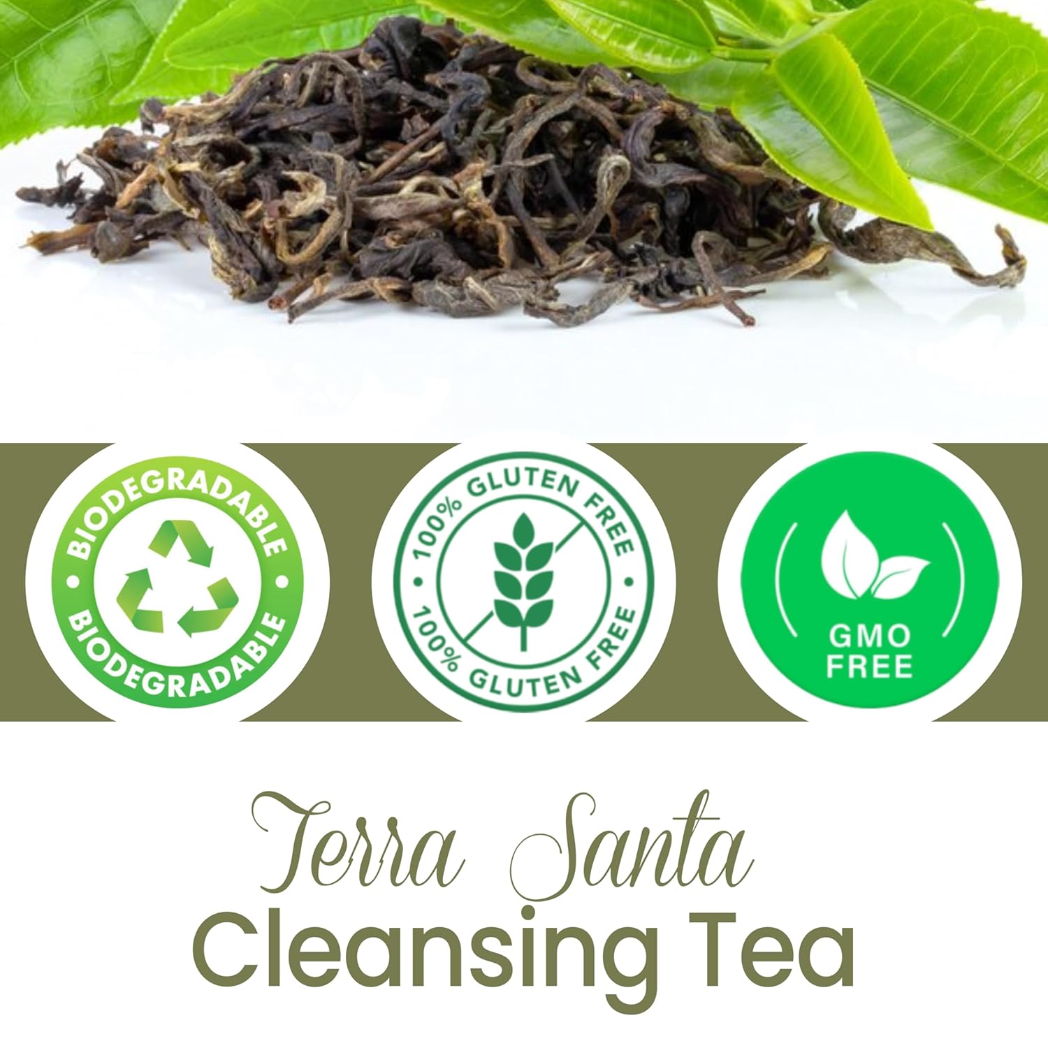 Milamiamor Terra Santa Cleansing Tea Digestive Relief & Bloating Reduction 14 Tea Bags