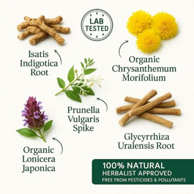 Herb Guru Cool Down Herbal Tea Bags Supports Inflammatory Response & Mood Balance